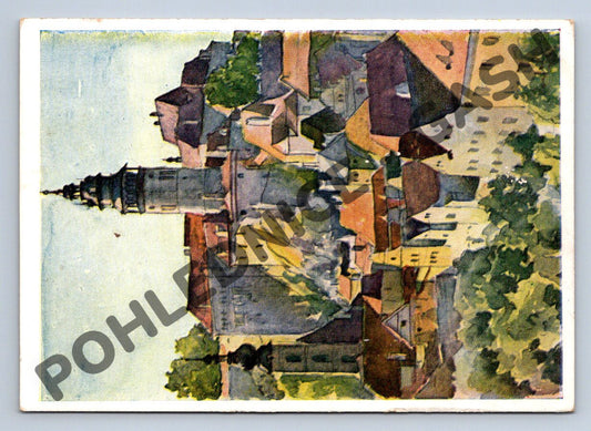 Pohlednice Český Krumlov malovaná Bohuslav Coufal zn ČSSR (M1894)