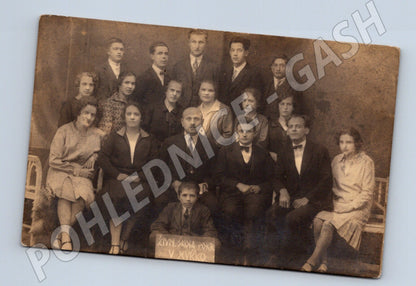 Pohlednice Jevíčko Rolnická škola třída do 1950 (M18941)