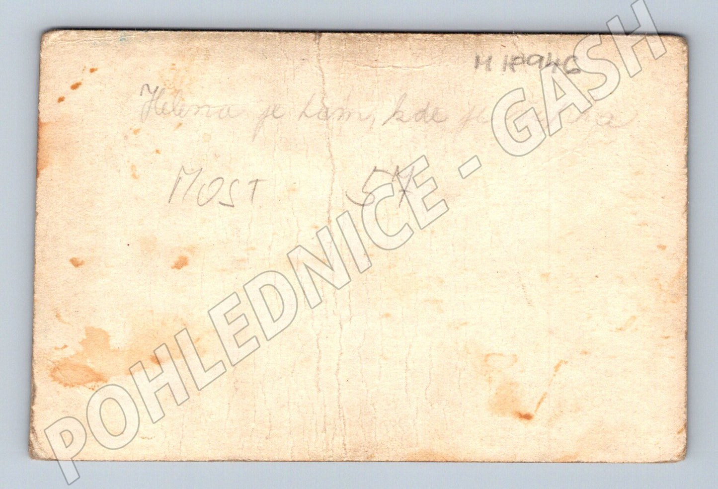 Pohlednice Most 1954 průvod mládeže (M18946)
