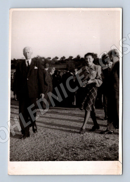 Pohlednice snímek lidí Československo 1946 malý formát (M18975)