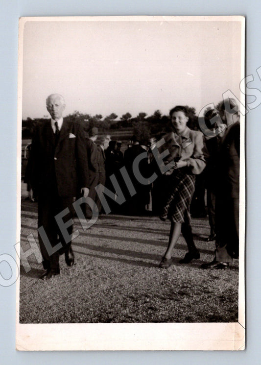 Pohlednice snímek lidí Československo 1946 malý formát (M18975)