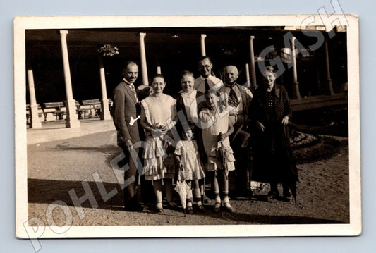Pohlednice 1934 skupinová zaslaná do Bratislavy (M18979)