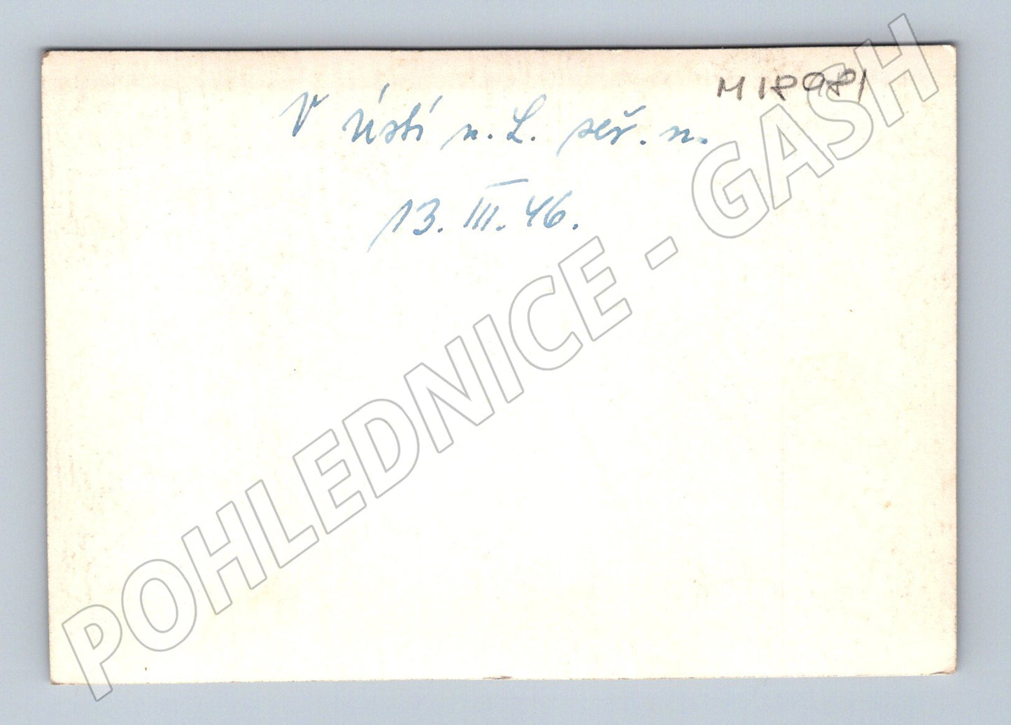 Pohlednice 1946 Ústí nad Labem osobnosti (M18981)
