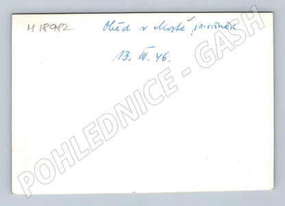 Pohlednice oběd významných osobností 1946 (M18982)