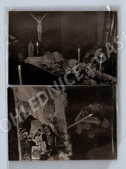 Pohlednice Řičany smuteční malý formát 1920 1940 (M18993)