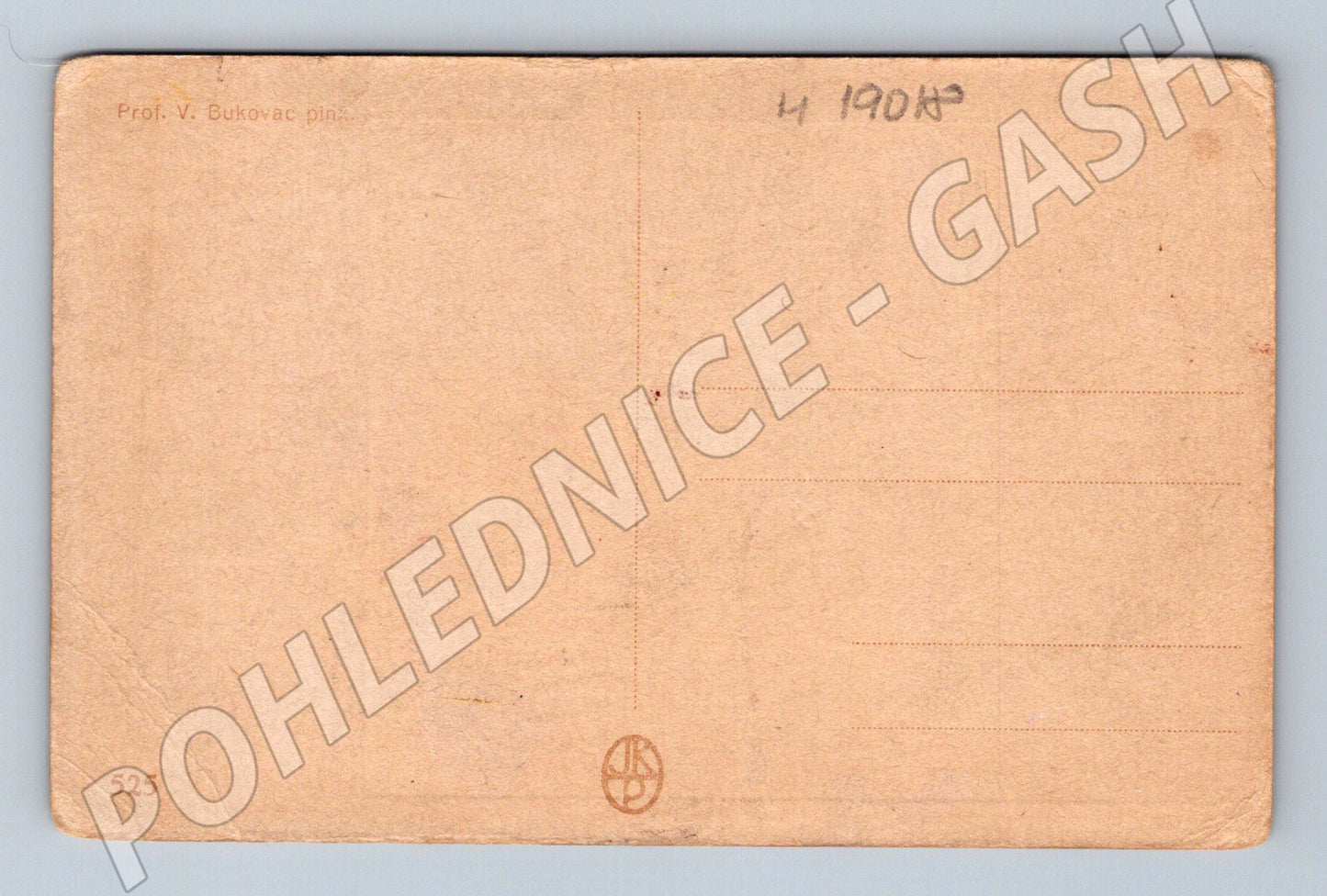 Pohlednice akt ženy podle Bukovace secesní cca 1900 (M19018)