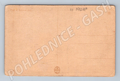 Pohlednice akt ženy podle Bukovace secesní cca 1900 (M19018)