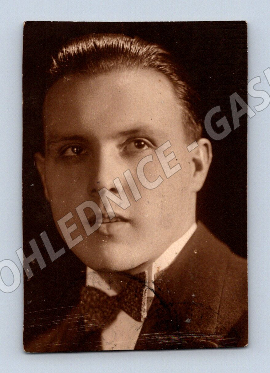 Pohlednice portrét Foto Balzar osobnost 1920 30 (M19034)