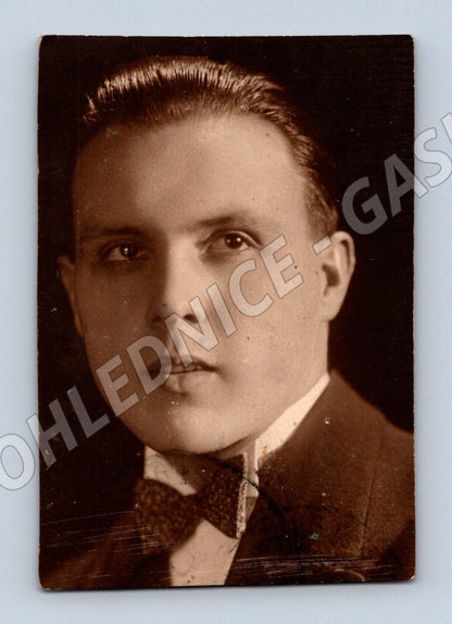 Pohlednice portrét Foto Balzar osobnost 1920 30 (M19034)