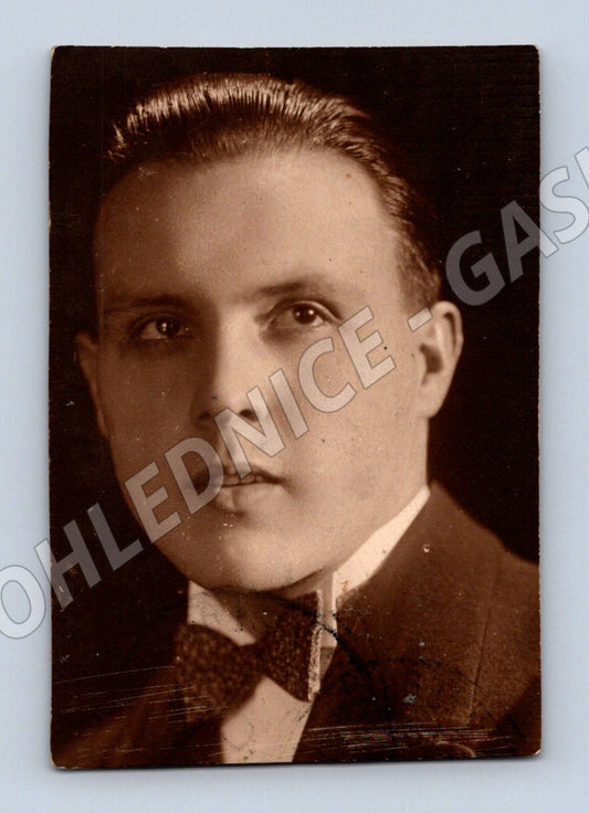 Pohlednice portrét Foto Balzar osobnost 1920 30 (M19034)