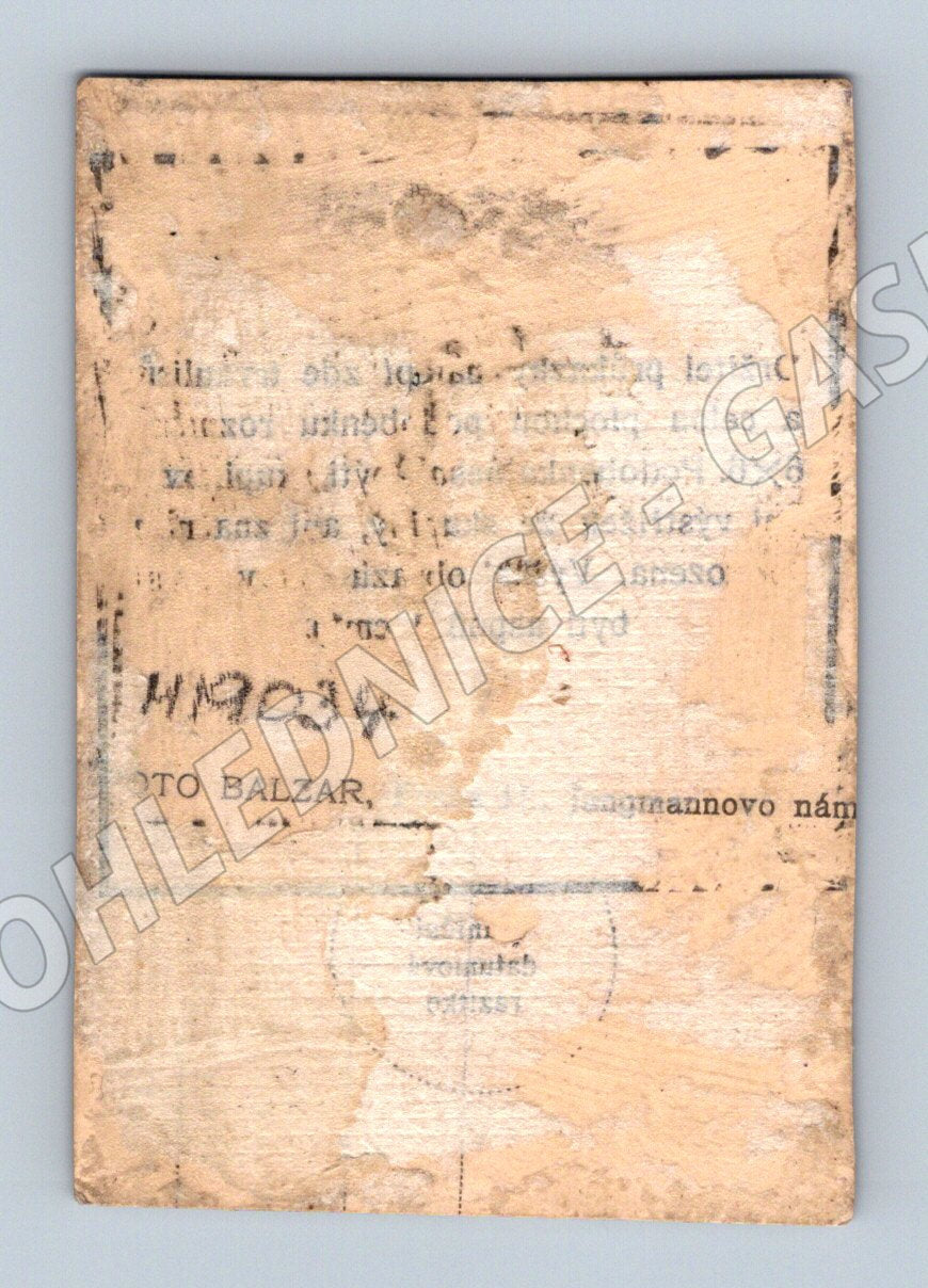 Pohlednice portrét Foto Balzar osobnost 1920 30 (M19034)