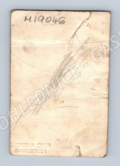 Pohlednice portrét ženy FOTO A CHMELA Přerov poškozená (M19046)