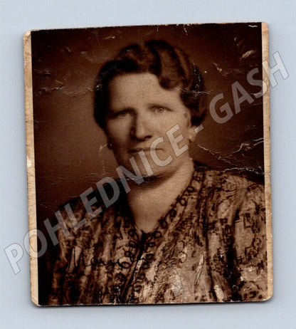 Pohlednice portrét ženy Plzeň Adolf Pánek 1930 40 (M19048)