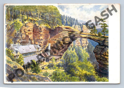 Pohlednice Pravčická brána Sokolí hnízdo (M1906)