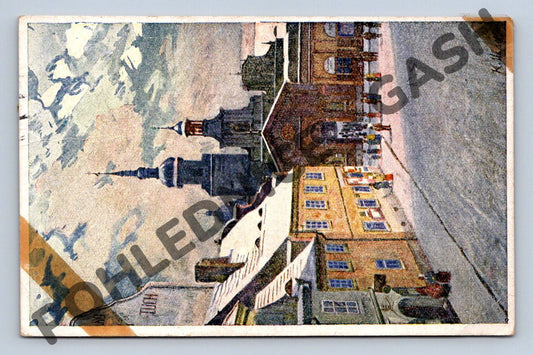 Pohlednice Plzeň Františkánský klášter 1948 (M1907)