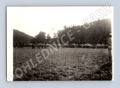 Pohlednice ČSL tábor malý formát před 1950 (M19070)