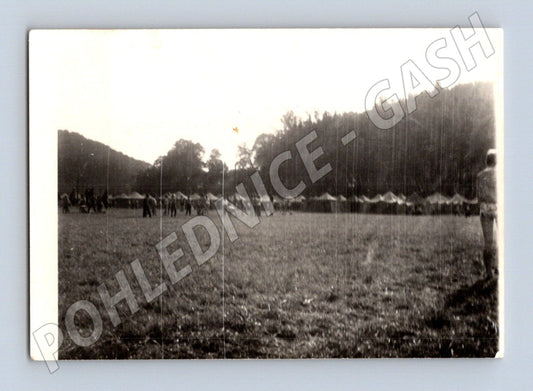 Pohlednice ČSL tábor malý formát před 1950 (M19070)