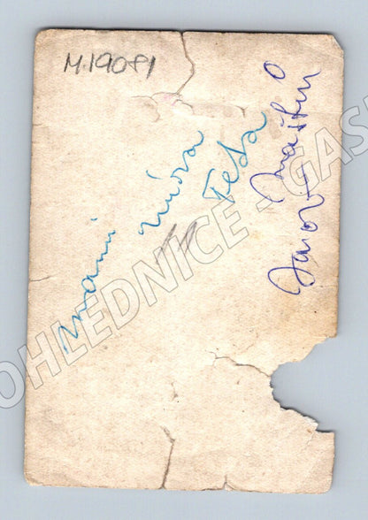 Pohlednice Starý rodinný portrét malé poškození ČR do 1950 (M19081)