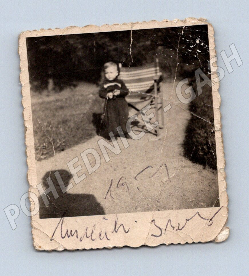 Pohlednice dítě 1951 malý formát ČR (M19085)