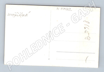 Pohlednice Jindřišská Praha malý formát 1938 (M19122)