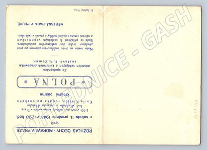 Pohlednice Polná Karla Hüblera rozvírací výročí (M19130)