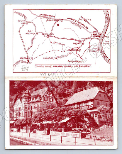 Pohlednice Café-Restaurant Hotel Günther Německo (M19133)