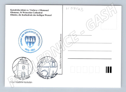 Pohlednice Olomouc Katedrála sv Václava interiér exteriér (M19143)