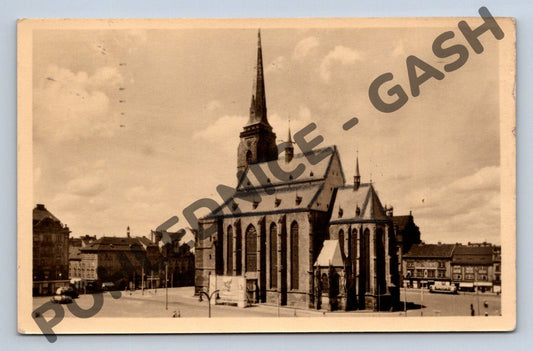Pohlednice Plzeň katedrála sv Bartoloměje (M1915)