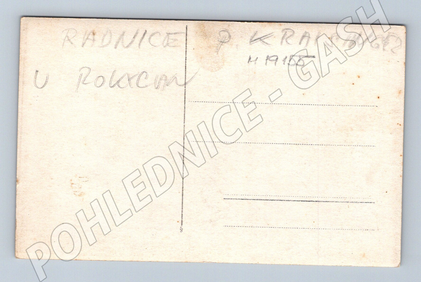 Pohlednice radnice u Rokycan interiér 1 pol 20 století (M19155)