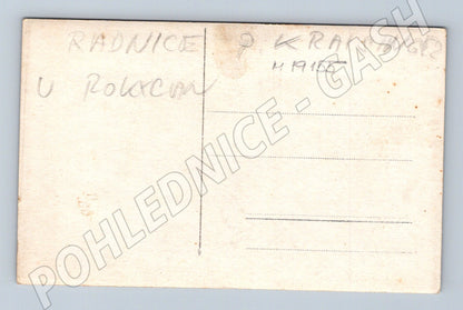 Pohlednice radnice u Rokycan interiér 1 pol 20 století (M19155)