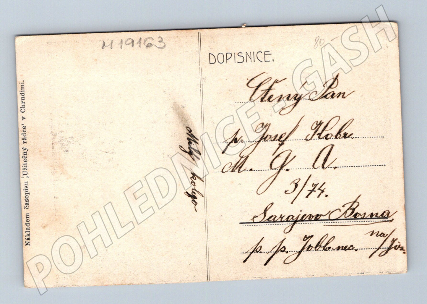 Pohlednice Chrudim Děti při divadelní hře Krakonoš malý formá (M19163)