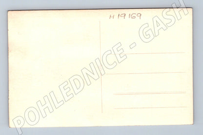 Pohlednice sklizeň obilí venkov etnografie (M19169)