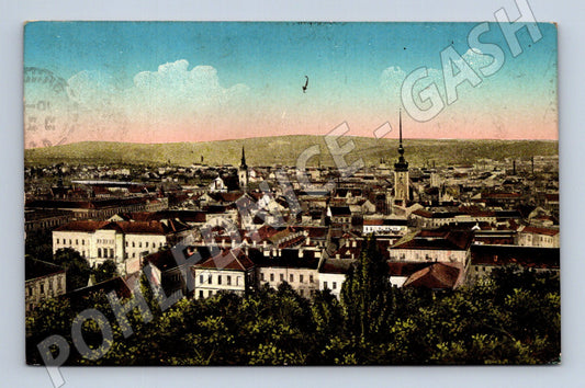 Pohlednice Brno pohled na město se Špilberkem malý formát (M19210)