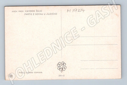 Pohlednice Borek u Jílového pohlednice arch Viktorín Šulc mal (M19214)