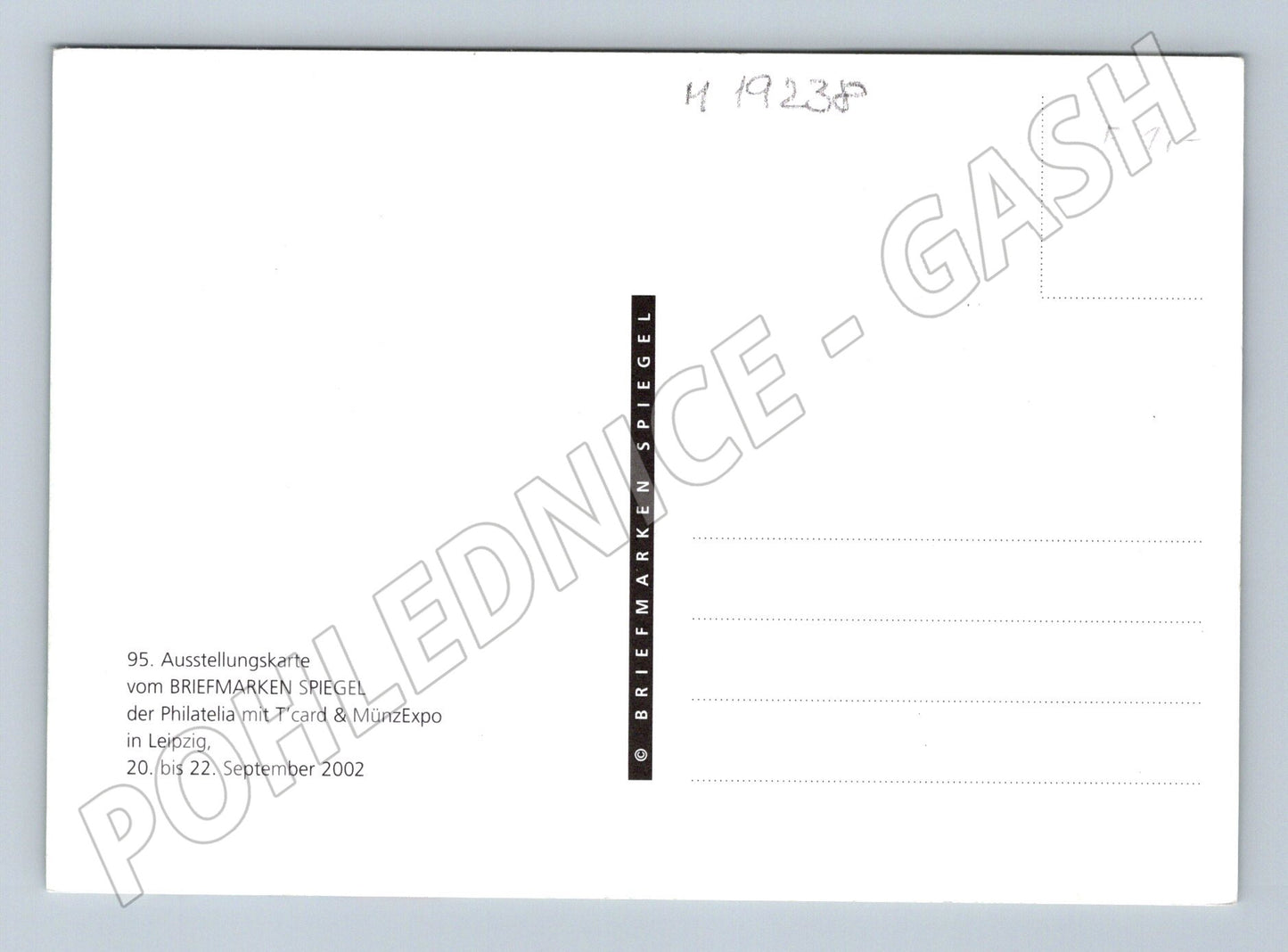 Pohlednice fotbal Der Ball ist rund Lipsko 2002 (M19238)