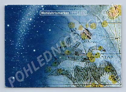 Pohlednice Německá Wohlfahrtsmarken souhvězdí labutě Kosmos (M19240)