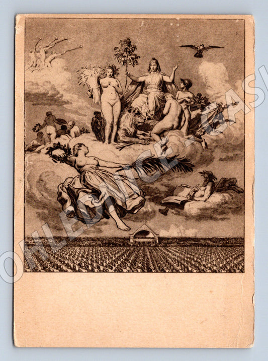 Pohlednice Max Švabinský alegorie XI všesokolský slet Praha p (M19258)