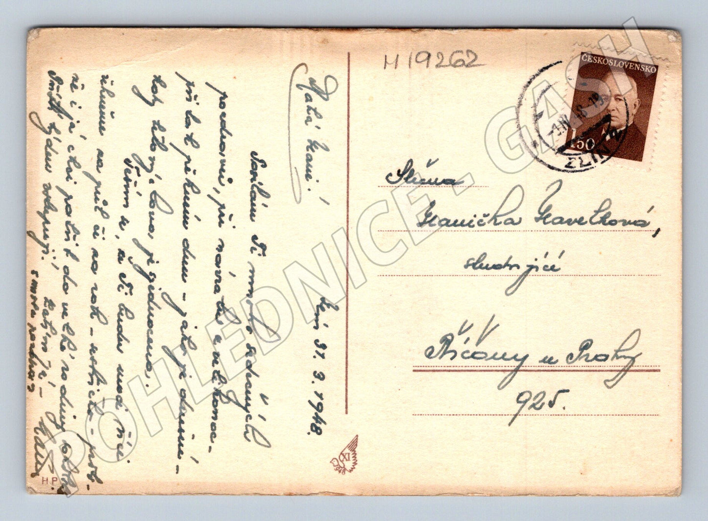 Pohlednice XI Všesokolský slet Praha prošlá poštou (M19262)