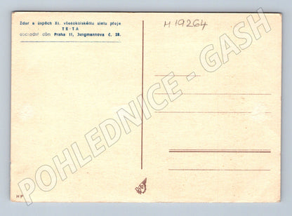 Pohlednice XI všesokolský slet Praha (M19264)