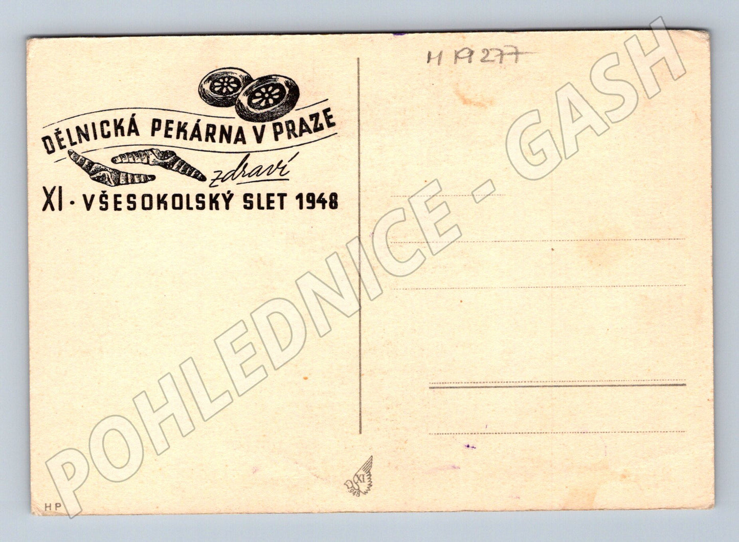 Pohlednice XI Všesokolský slet Praha (M19277)