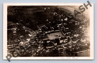 Pohlednice Týn nad Vltavou letecká 1928 (M1928)