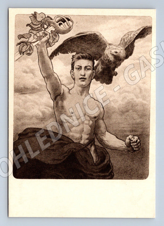 Pohlednice XI všesokolský slet Praha Bedřich Wachman (M19280)