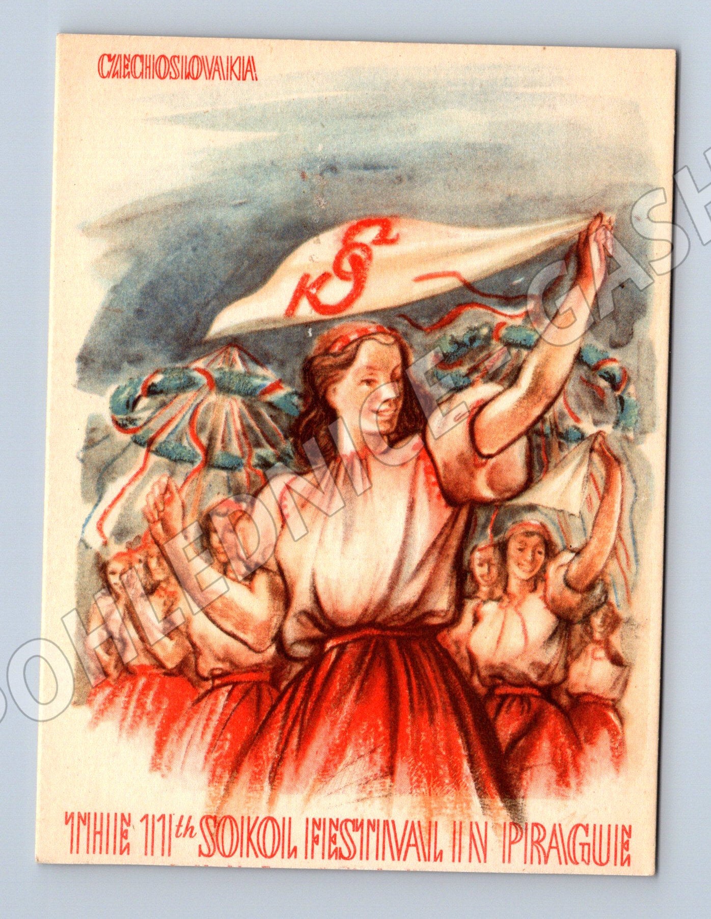 Pohlednice XI všesokolský slet Praha (M19290)