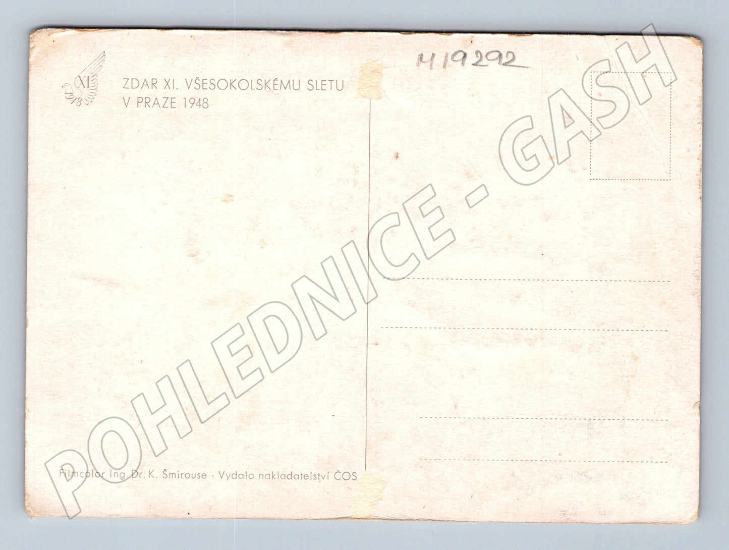 Pohlednice XI všesokolský slet Praha (M19292)