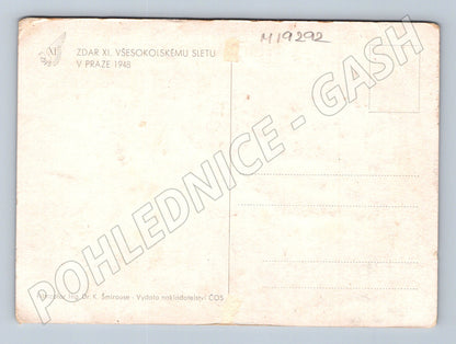 Pohlednice XI všesokolský slet Praha (M19292)