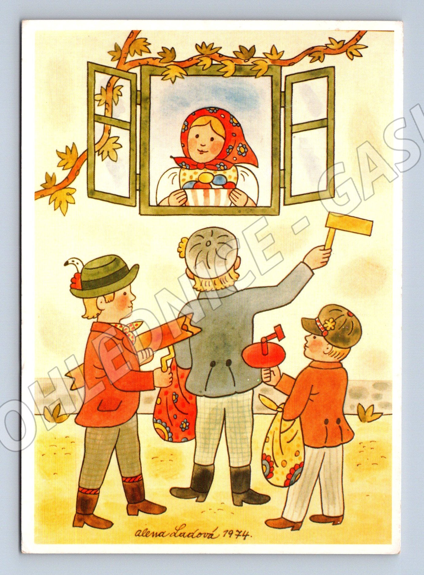Pohlednice Pomlázka Alena Ladová (M19314)