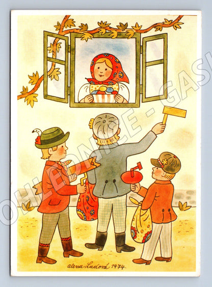 Pohlednice Pomlázka Alena Ladová (M19314)