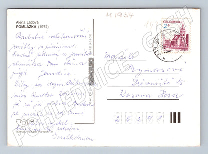 Pohlednice Pomlázka Alena Ladová (M19314)