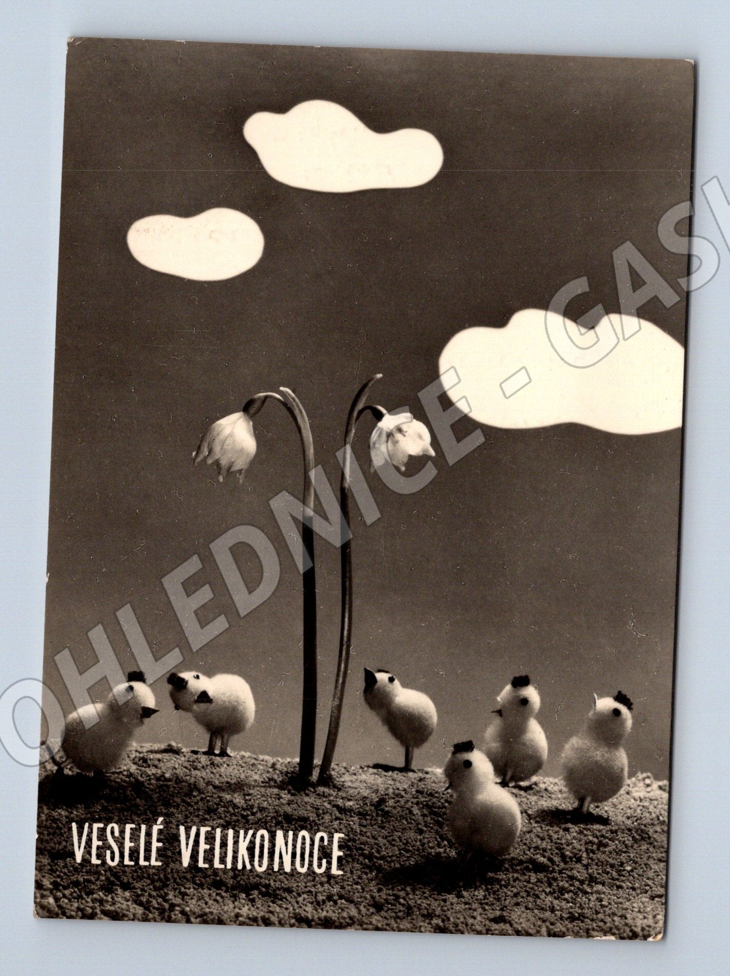 Pohlednice Veselé Velikonoce ČSR razítkovaná (M19315)