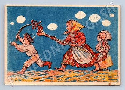 Pohlednice Slovenská velká noc etnografická V Čpín (M19318)